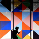 The 36 Ave. station featured art from Stephen Westfall<br>(Marc A. Hermann / MTA New York City Transit)